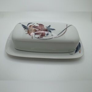 Anatole Butter Dish Japan Nouvelle Cuisine Pattern w Box